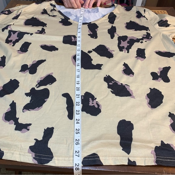 Haute Edition printed top blouse shirt . Weekend wear - Picture 5 of 11